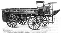 Первый грузовой  автомобиль 1896г., Г. Даймер