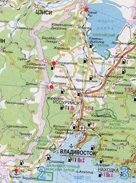 Пункты пропуска в Приморье на границе России и Китая
